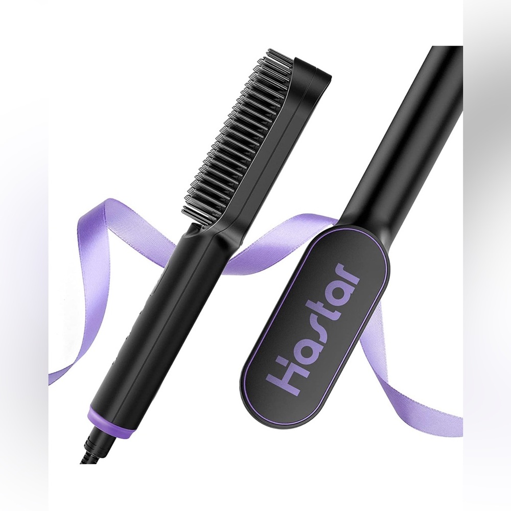 Ionic Hair Straightener Brush Hot Comb Hair Straightening Woman Hair Tool
